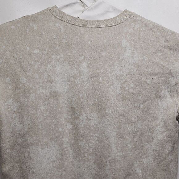 Punchy Western Cowgirl Sweatshirt Rodeo Graphic Pullover No Tag Stained Sleeves - Picture 12 of 15